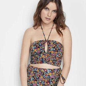 Wild Fable Multicolor Floral Tube Top